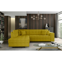 Nurgadiivan Eltap Pieretta Omega 68, 205 x 260 x 80 cm, kollane, vasak