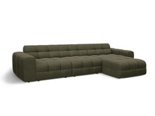 Nurgadiivan Micadoni Kendal, 357 x 173 x 79 cm, parem nurk, Amazon Green