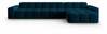 Nurgadiivan Micadoni Home Kendal, 357 x 173 x 79 cm, tumesinine, parem