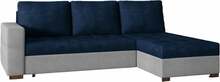 Nurgadiivan Eltap Newark, Kronos 09, Paros 05, 150 x 237 x 90 cm, hall/tumesinine, voodipesukastiga