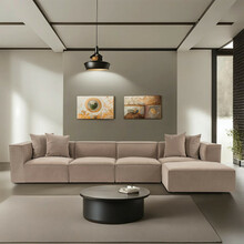 Nurgadiivan Hanah Home Sora, cappucino, pruun