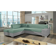 Nurgadiivan Eltap Porto, Soro 34, Soro 83, 217 x 278 x 74 cm, helehall/roheline, vasak, pesukastiga
