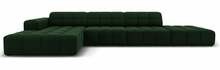 Nurgadiivan Micadoni Home Jennifer Velvet, 341 x 166 x 70 cm, tumeroheline, vasak