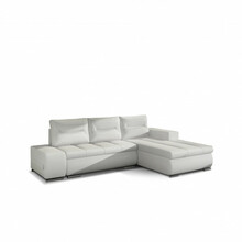 Nurgadiivan Eltap Ottavio, Soft 17, 180 x 275 x 85 cm, valge, parem, voodipesukastiga