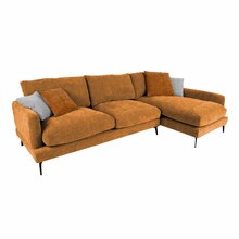 Nurgadiivan Home4you Daisy, 98 x 293 x 88 cm, parem, pruun
