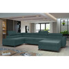 Nurgadiivan Eltap Josette Grande 75, 200 x 370 x 98 cm, sinine, vasakpoolne, voodipesukastiga