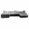 Nurgadiivan Eltap Thiago, Sawana 21, Soft 11, 350 x 202 x 90 cm, must/hall, parem, voodikastiga