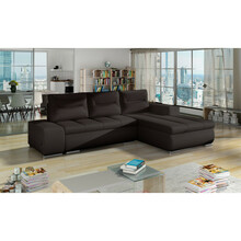 Parempoolne nurgadiivan Eltap Ottavio, Soft 66, 180 x 275 x 85 cm, pruun, voodipesukastiga
