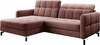 Nurgadiivan Eltap Lorelle, Kronos 29, 160 x 225 x 105 cm, roosa, vasakpoolne, pesukastiga
