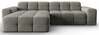 Nurgadiivan Micadoni Home Kendal, Velvet 4 Seats, 256 x 173 x 79 cm, tumehall, vasak