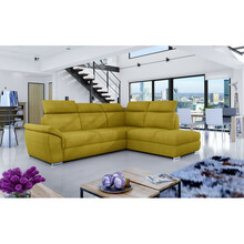 Nurgadiivan Eltap Loreto Omega 68, parem, 210 x 260 x 102 cm, kollane