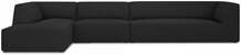 Nurgadiivan Micadoni Home Ruby 5 Seats, 366 x 180 x 69 cm, grafiit, vasak
