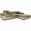 Nurgadiivan Eltap Armando Berlin 03, Soft 33, 280 x 205 x 90 cm, helepruun, parem, voodipesukastiga