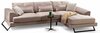 Nurgadiivan Hanah Home Frido, 190 x 308 x 92 cm, parem, beež