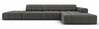 Nurgadiivan Micadoni Home Jennifer Velvet, 341 x 166 x 70 cm, parem, hall