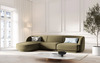Nurgadiivan Micadoni Home Miley Velvet, 259 x 155 x 74 cm, 4-kohaline, roheline, vasakpoolne