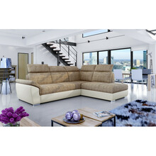 Nurgadiivan Eltap Loreto, Berlin 03, Soft 33, 210 x 260 x 102 cm, helepruun, parem, voodipesukastiga