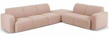 Nurgadiivan Micadoni Home Molino Boucle, 315 x 250 x 72 cm, roosa, parem