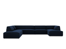 Nurgadiivan Micadoni Home Ruby Panoramic, 366 x 273 x 69 cm, 7-kohaline, tumesinine, vasak