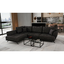 Nurgadiivan Eltap Larde Leve 6, 191 x 276 x 90 cm, tumehall, voodipesukastiga