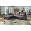 Vasakpoolne nurgadiivan Eltap Ottavio, Soro 61, Soro 65, 180 x 275 x 85 cm, roosa/lilla, pesukastiga