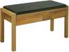 Esikupink Home4you Cassidy, 88 x 36 x 49,2 cm, must/tamm
