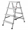 Kahepoolne alumiiniumredel AWTOOLS, 4 astet, 90 cm, 125 kg