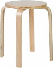 Taburet Home4you Sixty-1, 41 x 41 x 45 cm, tamme värvi/pruun