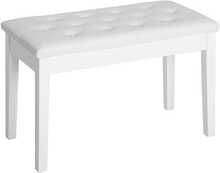 Klavertool Homcom, 76 x 36 x 50 cm, valge