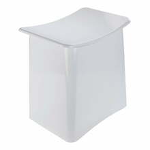 Taburet Wenko Wing, 45 x 48 cm, valge/must, panipaigaga, 33 l