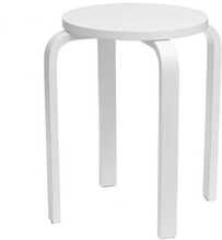 Taburet 4Living Stool 008668, 32.5 x 32.5 x 46 cm, matt, valge