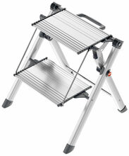 Kokkupandav trepp-tool Hailo MK80 ComfortLine, 60 cm, alumiinium, 2 astet