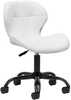 Kosmeetiku taburet Activshop QS-06B, valge, ratastega