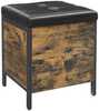 Istumispink Vasagle LSB50BX, 40 x 40 x 50 cm, pruun/must