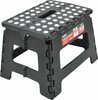 Taburet AWTools, 32 x 25 x 22 cm, must, kokkupandav, 150 kg, M suurus
