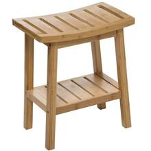 Vannitoa taburet BAMBOO, riiuliga, 5five Simply Smart