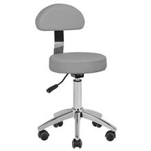 Kosmeetiku taburet Activshop AM-304, hall, seljatoega