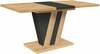 Laiendatav laud BLACK RED WHITE Zatar, 125 - 170 x 75 x 76 cm, must/helepruun