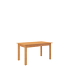 Pikendatav söögilaud ADRK Furniture Rodos 25, 80 x 75 x 140 cm, pruun