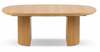 Pikendatav söögilaud Micadoni Home Nido, 200 - 300 x 110 x 75 cm, helepruun, naturaalne tamm