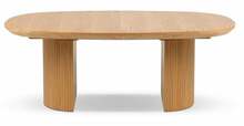 Pikendatav söögilaud Micadoni Home Nido, 200 - 300 x 110 x 75 cm, helepruun, naturaalne tamm