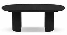 Pikendatav söögilaud Micadoni Home Nido, 200 - 300 x 110 x 75 cm, must tamm