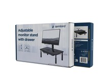 Monitorialus Gembird MS-TABLE-D-01, reguleeritav, sahtliga, ristkülikukujuline