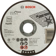 Abrasiivne lõikeketas Bosch A60WBF, 125 x 0,8 x 22,23 mm