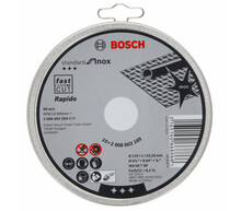 Lõikeketas terasele Bosch Rapido WA 60 T BF, 115 x 1 x 22,23 mm, 10 tk