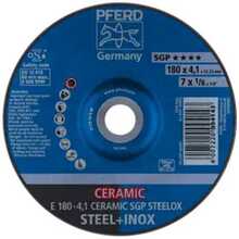 Lihvketas Pferd E180-4.1 Ceramic SGP Steelox, 180 x 22,23 mm