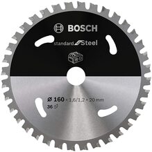 Metalli saeketas Bosch Standard for Steel, 160 x 20 mm, Z36