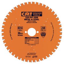 Metalli lõikeketas CMT ORANGE TOOLS 226.047.09M, 216 x 2.2 x 30 mm, Z48