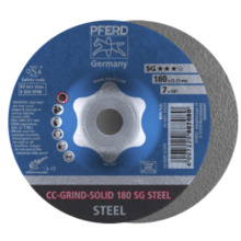 Lihvketas Pferd CC-GRIND-SOLID, 180 mm, SG-Steel