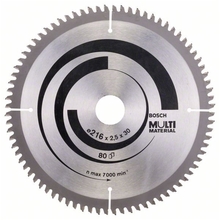 Saeketas Bosch 2608640447, 216 x 30 x 2,5 mm, T80 Multi Material